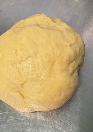 Une photo de Pâte sablée liqueur de banane et caramel