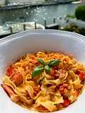 Calabrian Chili Lobster Pasta