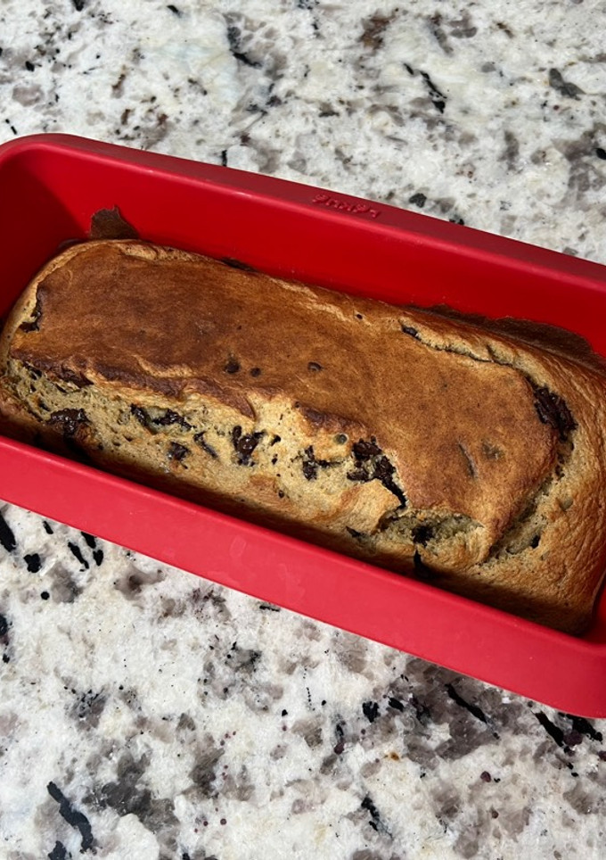 Una foto de Banana bread sin azúcar, ni edulcorante y sin gluten