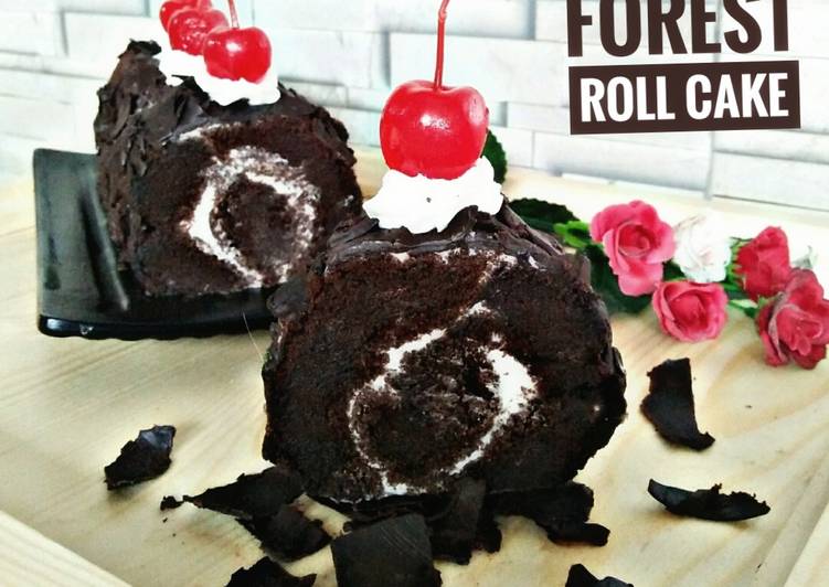 15 - 3 Black Forest Roll Cake