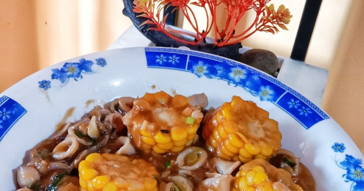 Cumi Jagung Asam Manis