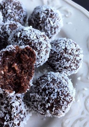 Una foto de Trufas energéticas
