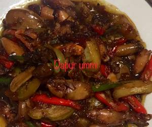 Ini Caranya Baby cumi plus Jengkol tumis kecap endoll Enak dan Sehat