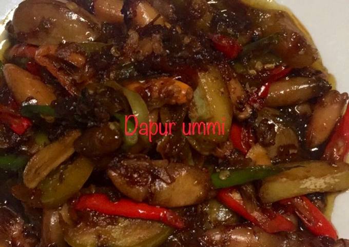 Resep: Baby cumi plus Jengkol tumis kecap endoll Menu Enak