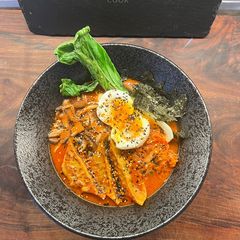 A picture of Miso Mushroom Ramen.
