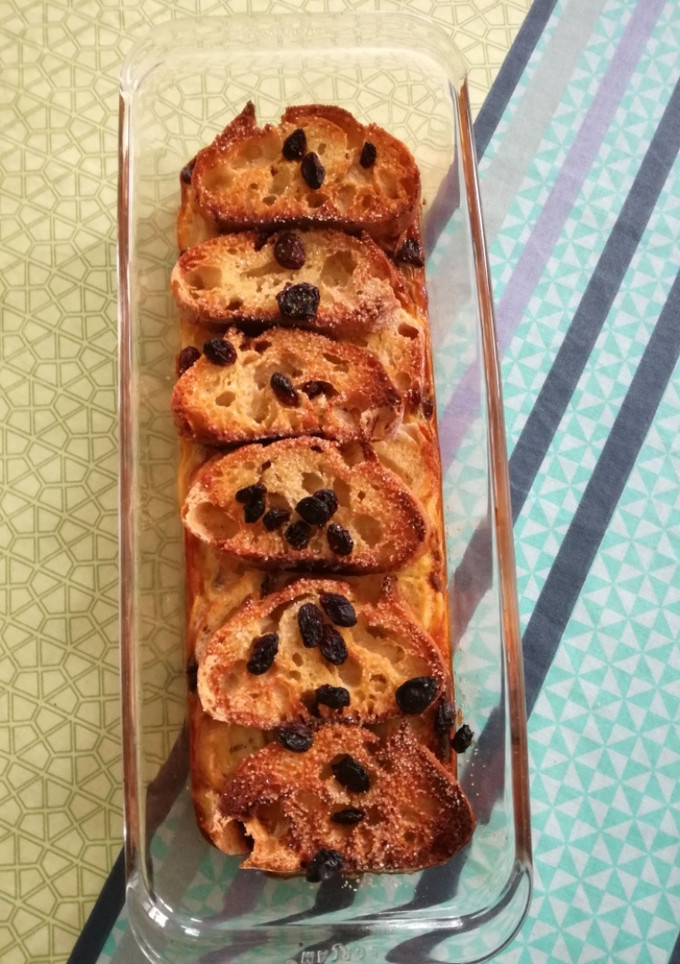 Una foto de Pastel de torrijas