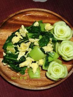 青江菜炒蛋 的食譜成品照片
