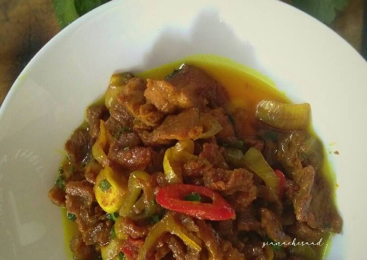 Bagaimana Daging Goreng Kunyit Aneka Masakan Enak