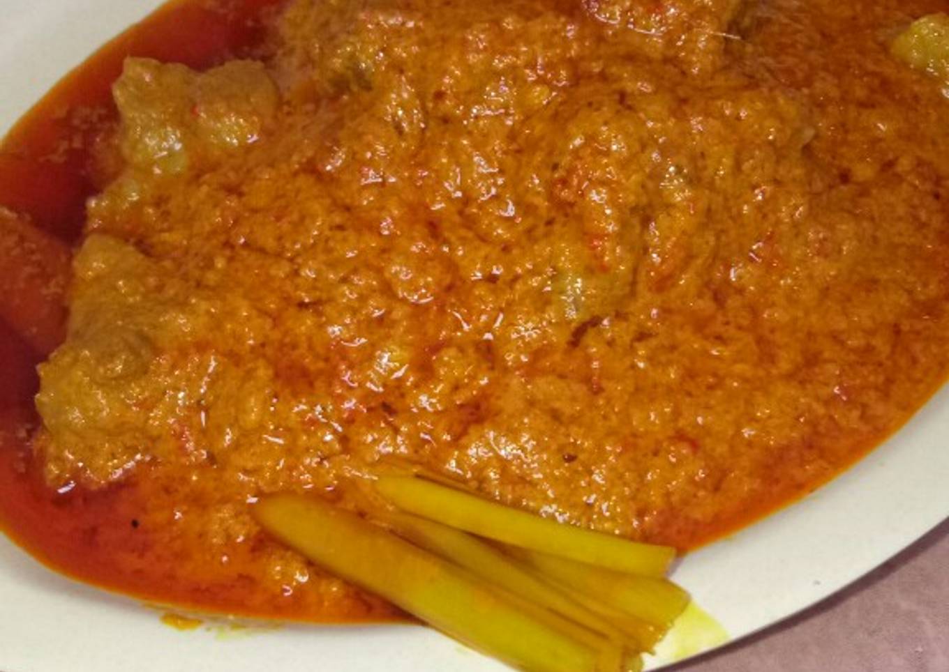 Rendang sapi ala sunda
