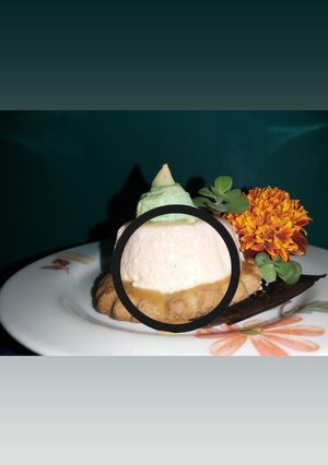 Una foto de Mousse de calabaza