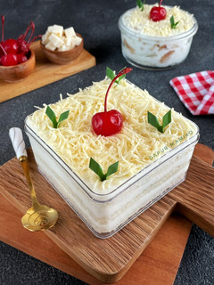 Foto resep Roti tawar setup vla keju