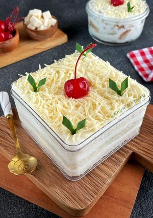 Foto resep Roti tawar setup vla keju