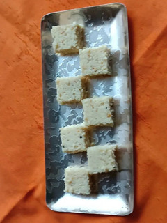 A picture of Paneer Kalakand.