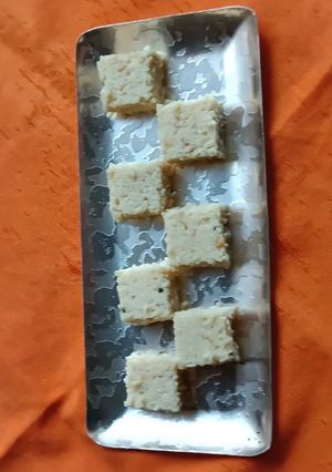 A picture of Paneer Kalakand.