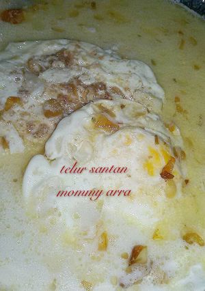 Foto resep Telur ceplok santan