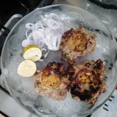 A picture of Chappli kabab.