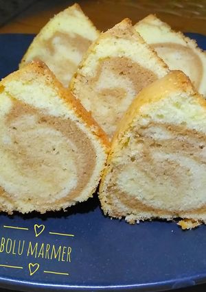Foto resep Bolu Marmer irit 3 telur