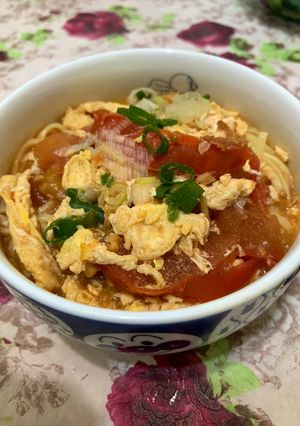 番茄雞蛋麵🍅 的食譜成品照片
