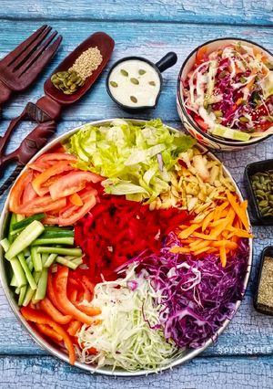 A picture of Rainbow Salad.
