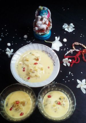 A picture of Tasty kesar rasmalai.