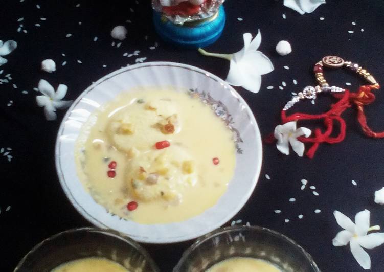 Easiest Way to Prepare Super Quick Homemade Tasty kesar rasmalai