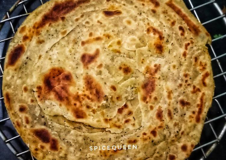 Pudina Lachha Paratha