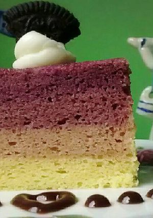 Foto resep Ombre Cake Steamed Ekonomis