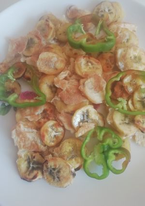 A picture of Fried plantains in egg # marathonauthor.