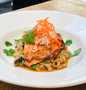 Recipe Bahn-Mi Glazed Salmon with Pho Broth Risotto the So Delicious You can take Joss in your mouth
