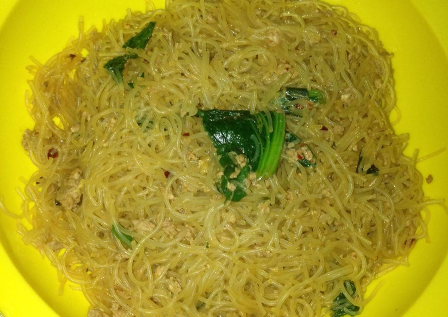 Resep Bihun rendah kalori untuk diet(no minyak makan) oleh ...