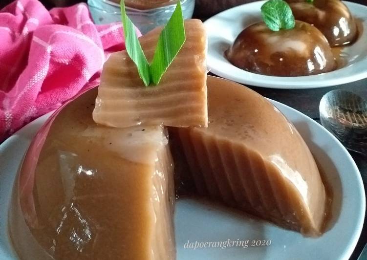 Langkah Mudah untuk Mengolah Puding coklat air kelapa, Enak Banget