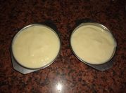 Una foto de postre serenito vainilla