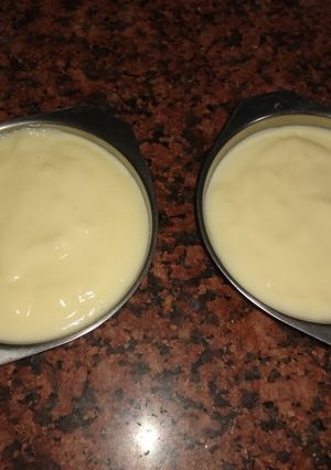 Una foto de Postre de vainilla (tipo serenito)