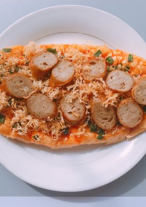 Hình của món Bánh mì nướng muối ớt.