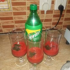 A picture of Strawberry mint margarita.