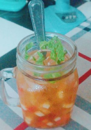 Hình của món Trà đào.