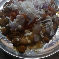 A picture of Tikki chole.