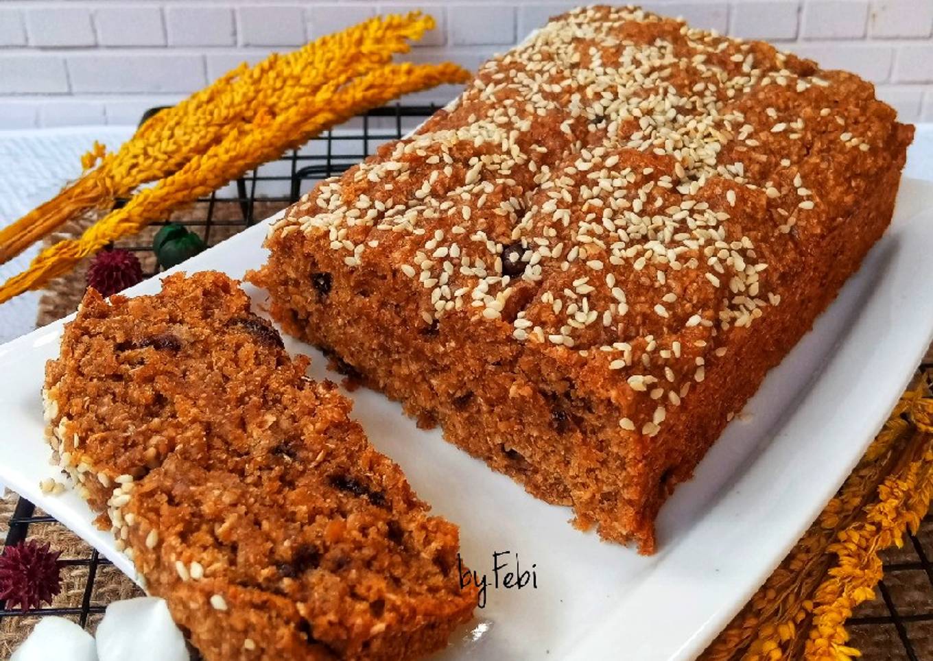 Whole Wheat Banana Cake (Tepung Gandum Utuh)
