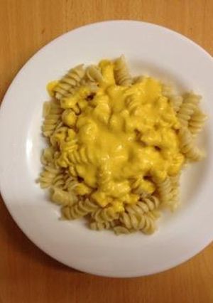 Una foto de Fideos a la Huancaína