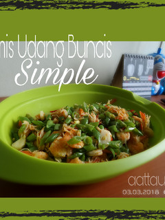Foto resep 03. Tumis Udang Buncis Simple