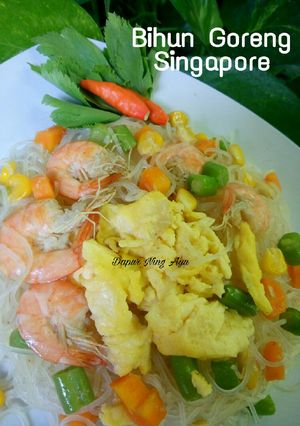 Foto resep 112. Bihun Goreng Singapore