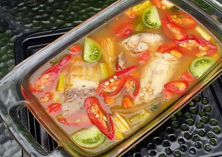 Langkah Membuat Soup kakap asem pedes steam ala bunda jkb #bikinramadhanberkesan, Menggugah Selera