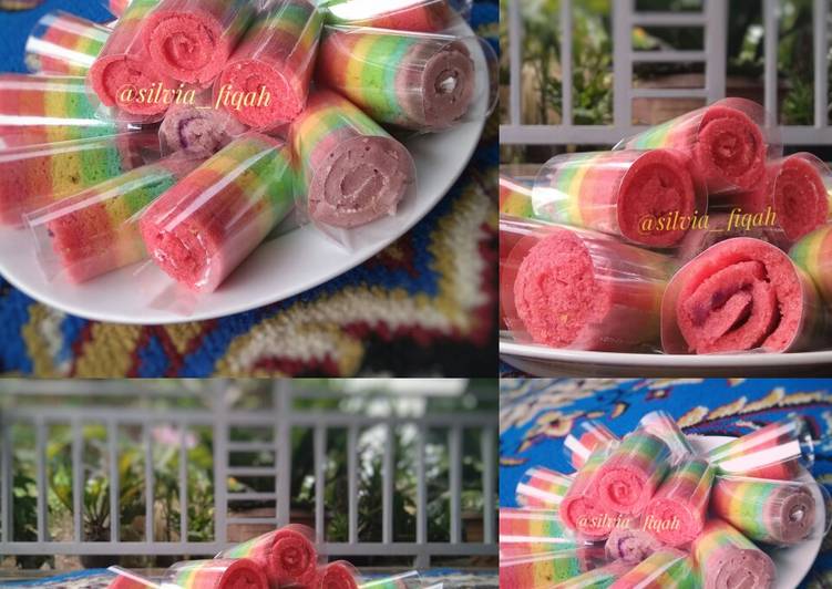 Rainbow Rollcake Mini #BikinRamadhanBerkesan #1
