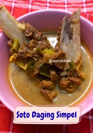 Foto resep Soto Daging Bumbu Simpel