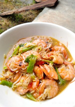 Foto resep Tumis udang mentega