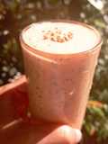 Papaya with Seeds Lassi มะละกอ+เมล็ดมะละกอปั่นคีเฟอร์โยเกิร์ต