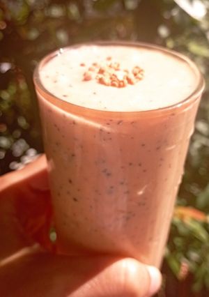 รูปของ Papaya with Seeds Lassi มะละกอ+เมล็ดมะละกอปั่นคีเฟอร์โยเกิร์ต