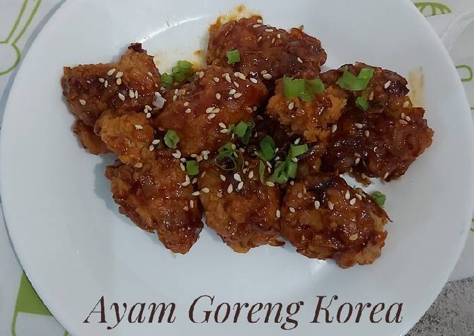 Resep Ayam Goreng Korea, Laziss