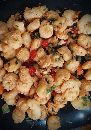 Foto resep Udang Tepung Cabe Garam