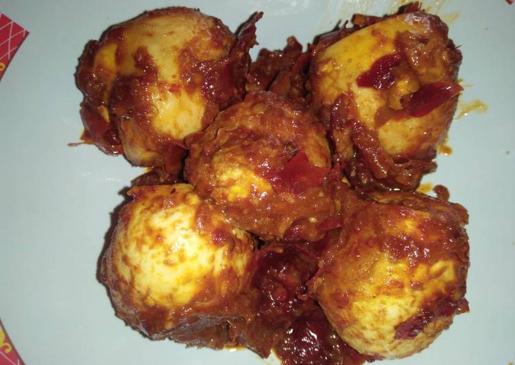 Telur Bumbu Bali Uleg Simpel